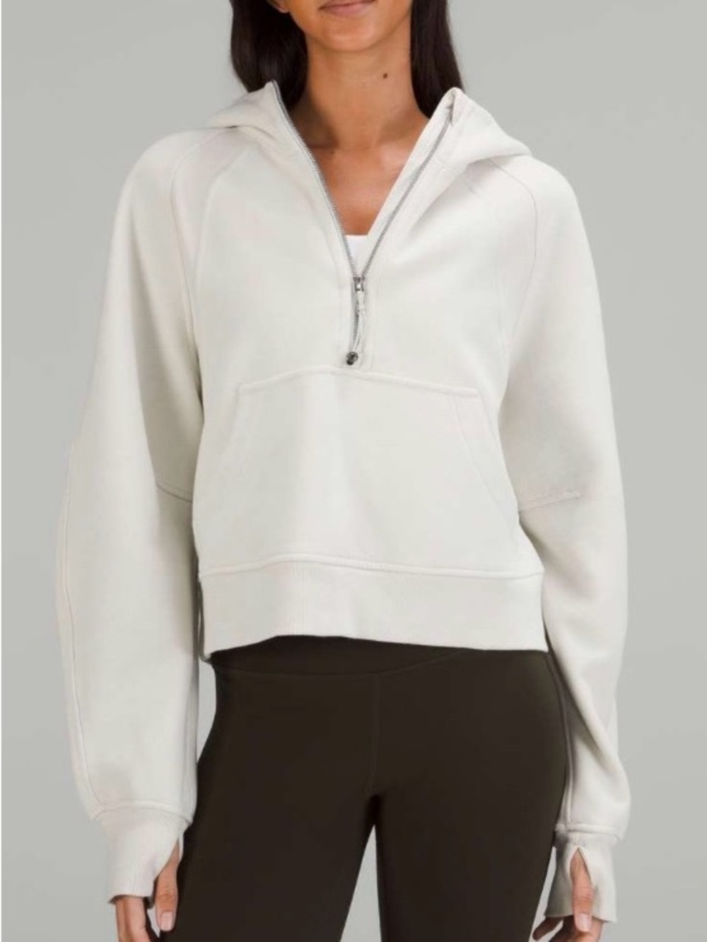 lululemon Scuba Oversized 1/2 Zip Hoodie Funnel Neck